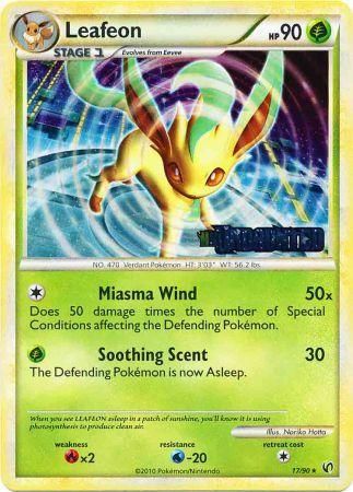 Leafeon (17/90) (Prerelease Promo) [Nintendo: Black Star Promos] | Good Games Morley