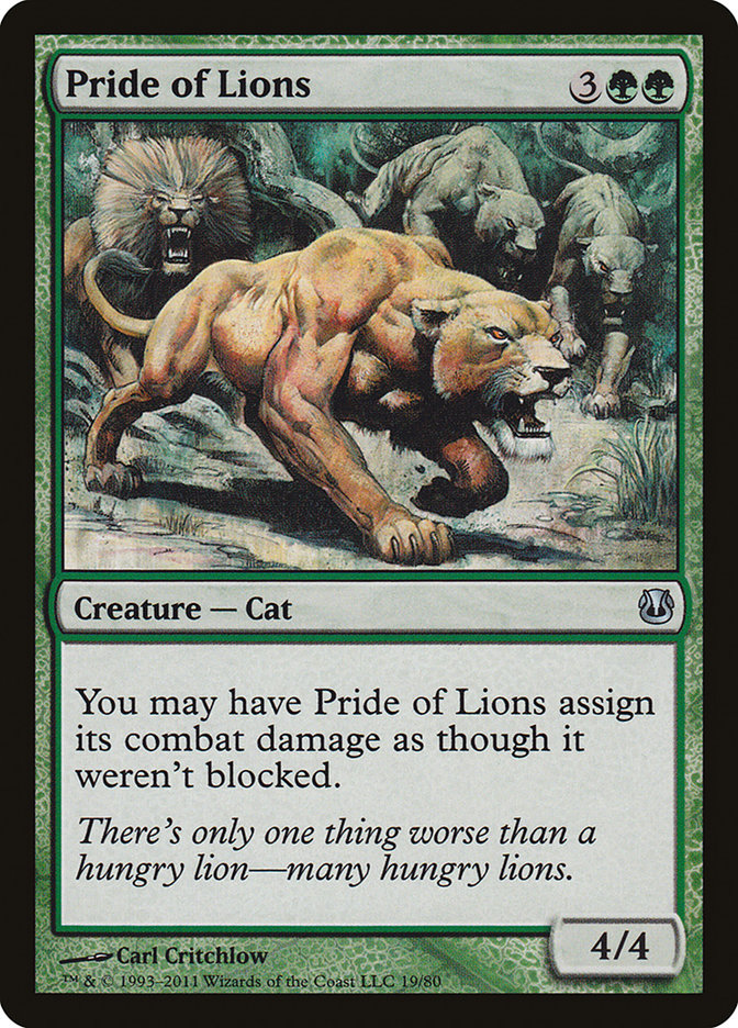 Pride of Lions [Duel Decks: Ajani vs. Nicol Bolas] | Good Games Morley