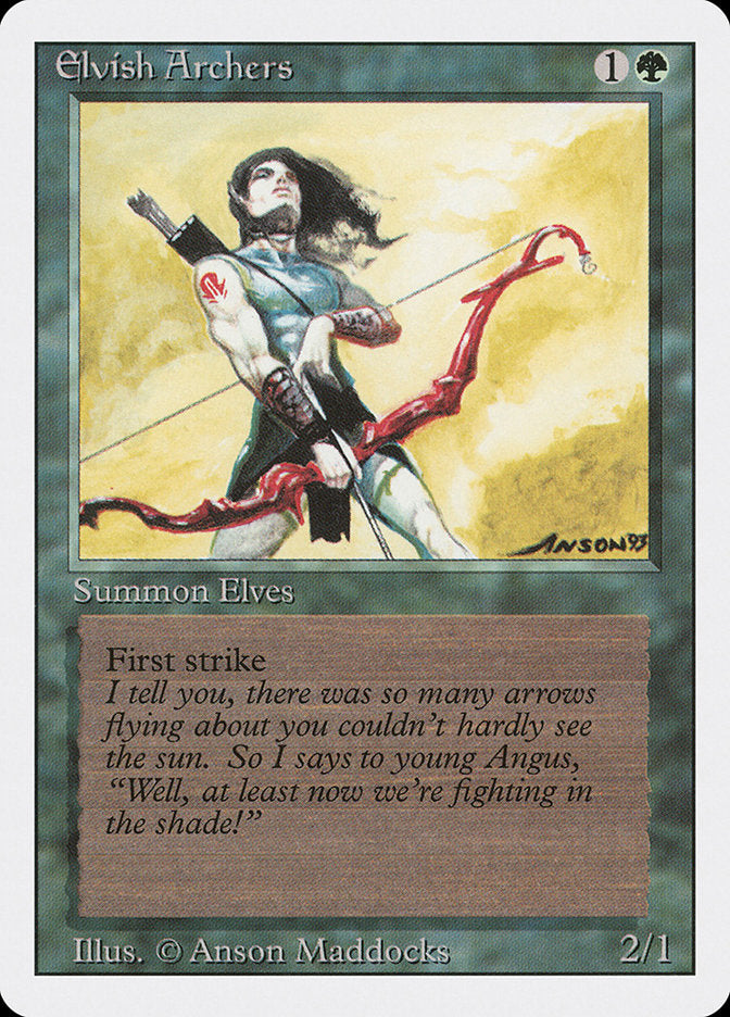 Elvish Archers [Revised Edition] | Good Games Morley