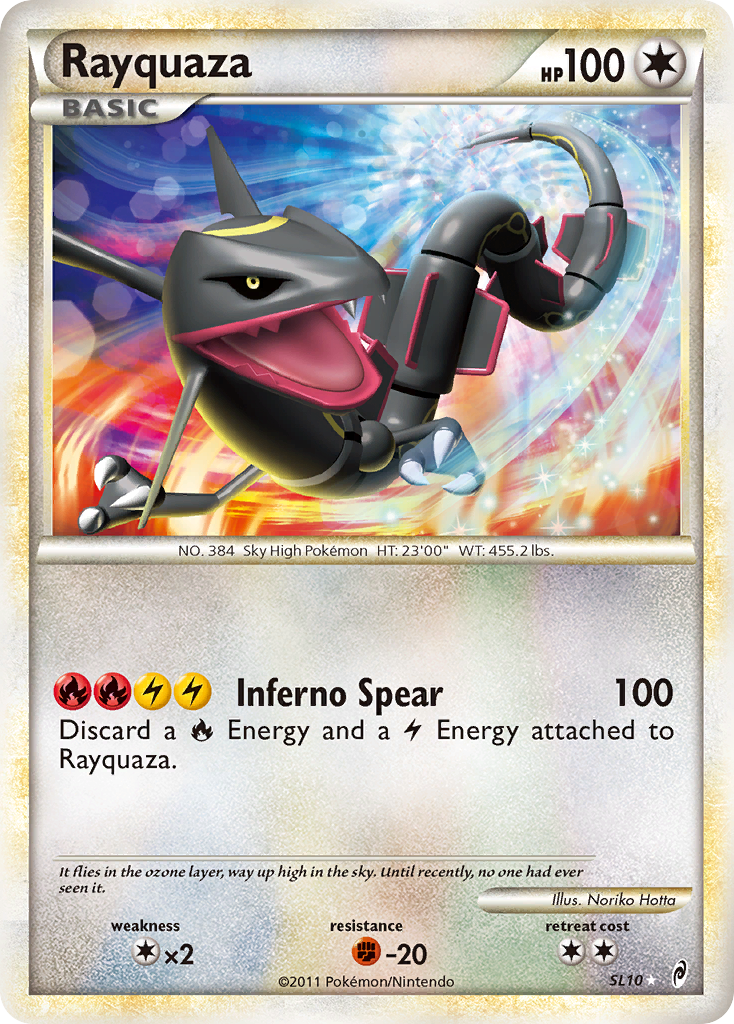 Rayquaza (SL10) [HeartGold & SoulSilver: Call of Legends] | Good Games Morley