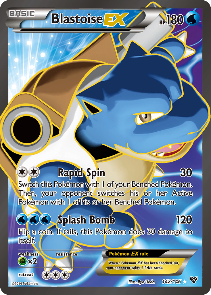 Blastoise EX (142/146) [XY: Base Set] | Good Games Morley