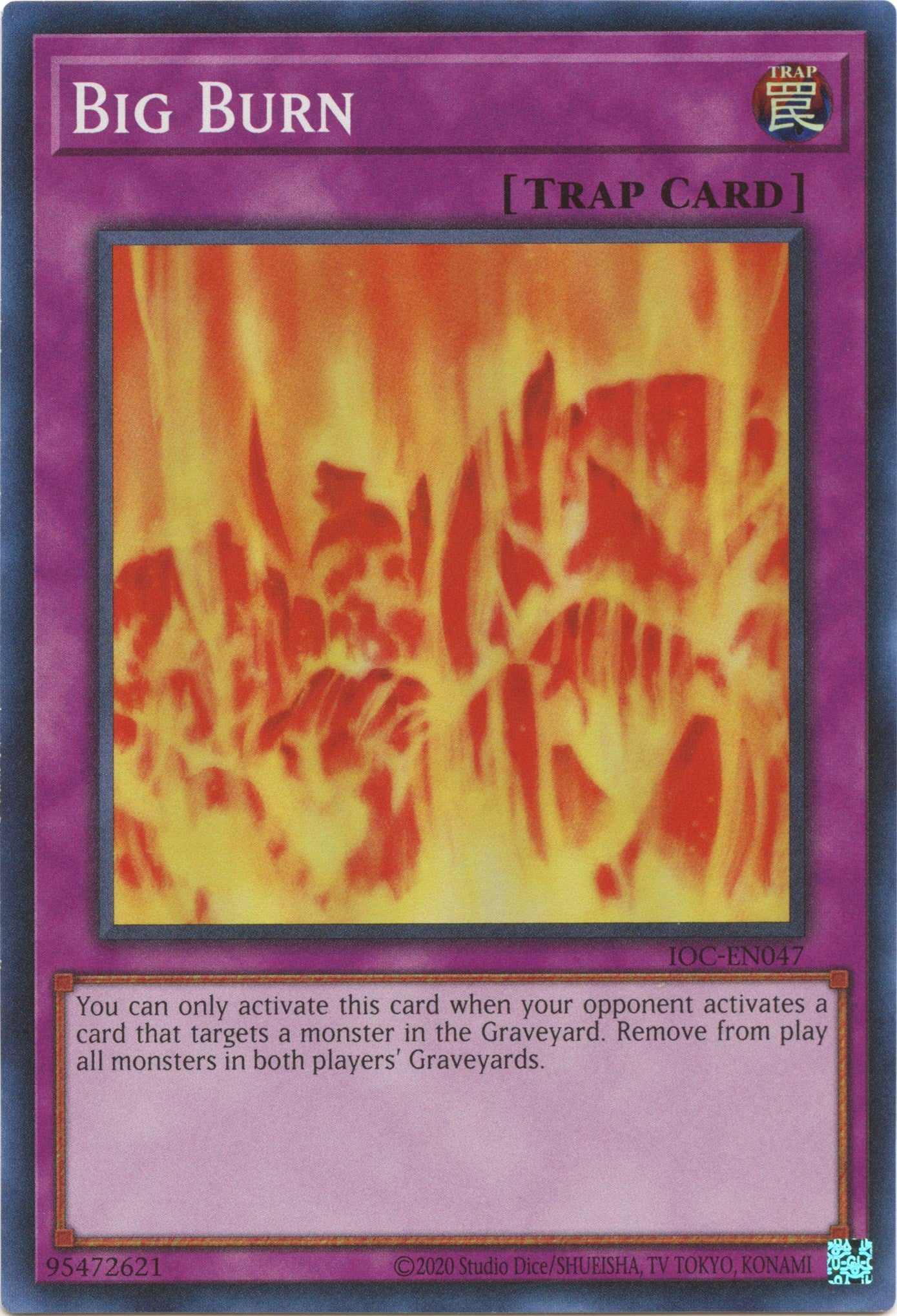 Big Burn (25th Anniversary) [IOC-EN047] Super Rare | Good Games Morley