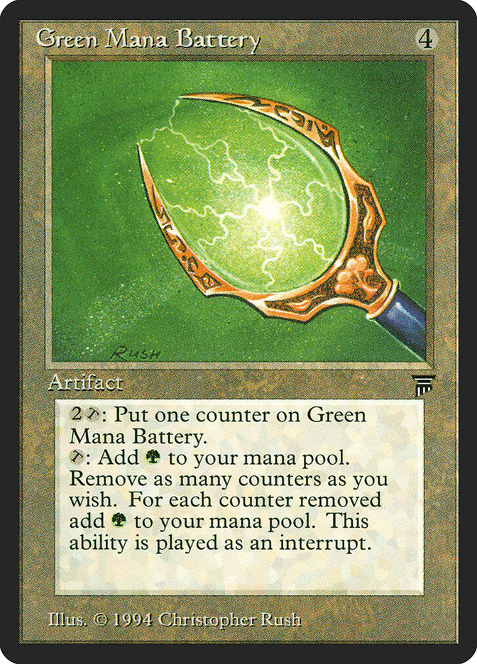 Green Mana Battery [Legends] | Good Games Morley