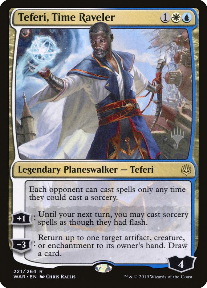 Teferi, Time Raveler (Promo Pack) [War of the Spark Promos] | Good Games Morley