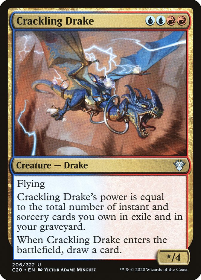 Crackling Drake [Commander 2020] | Good Games Morley