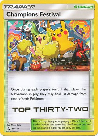Champions Festival (SM148) (2018 Top Thirty Two) [Sun & Moon: Black Star Promos] | Good Games Morley