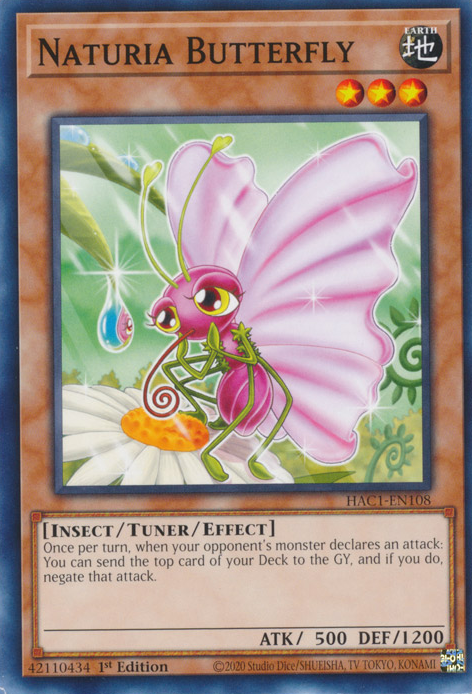 Naturia Butterfly [HAC1-EN108] Common | Good Games Morley