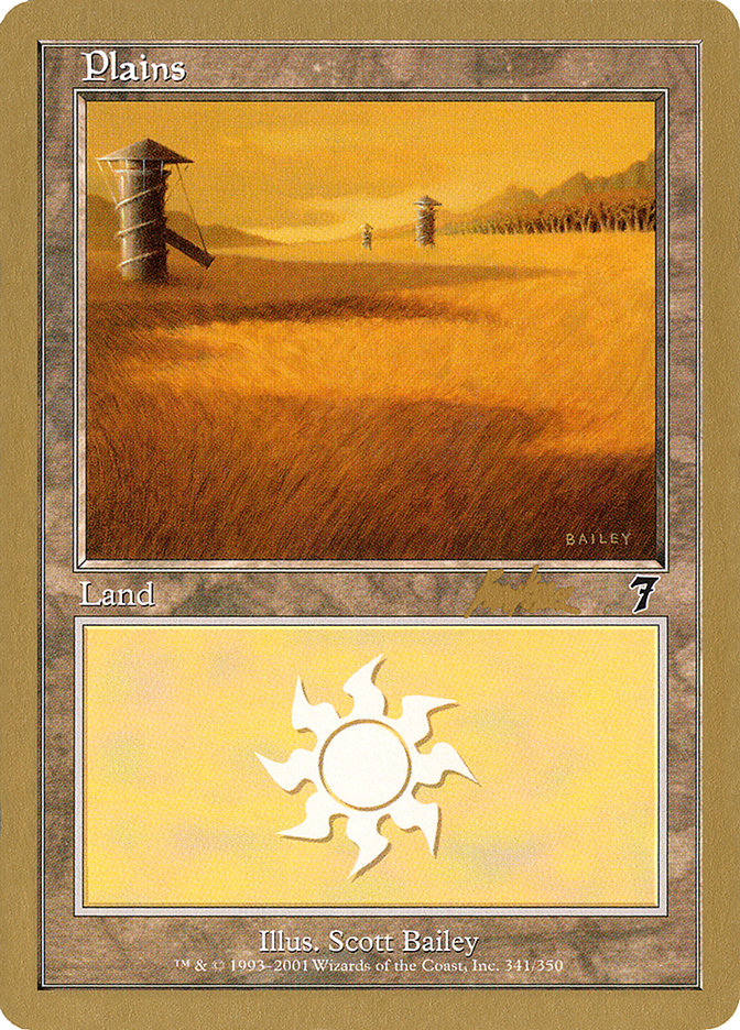 Plains (bk341) (Brian Kibler) [World Championship Decks 2002] | Good Games Morley