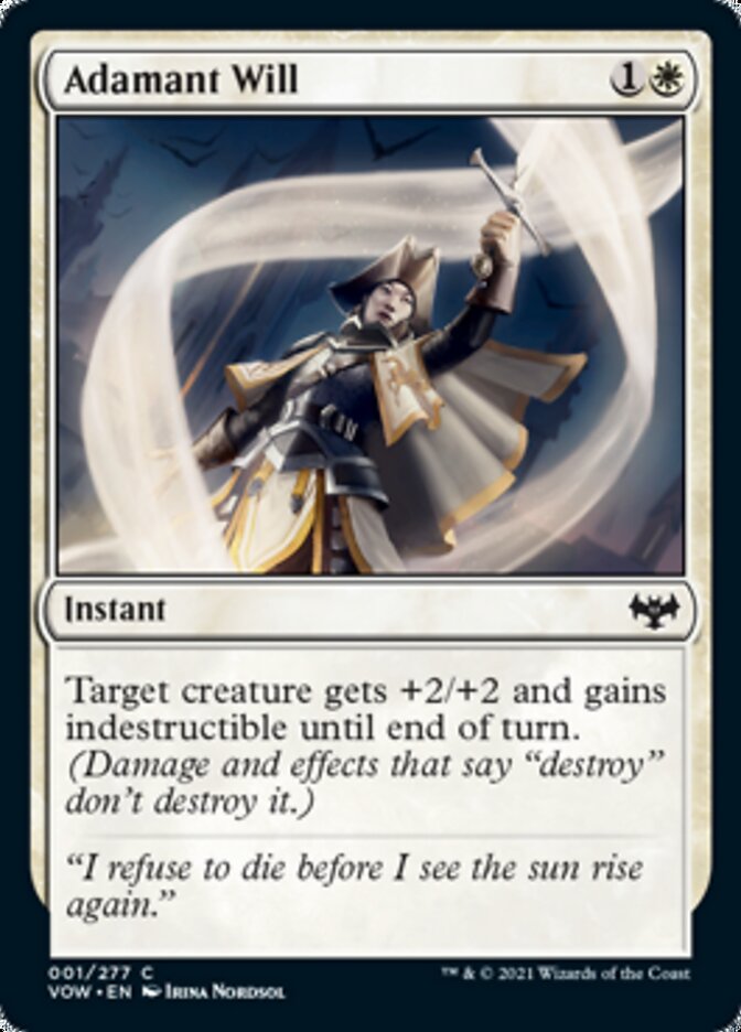 Adamant Will [Innistrad: Crimson Vow] | Good Games Morley