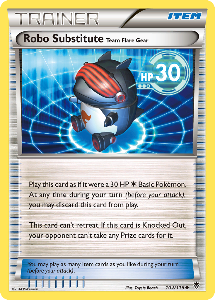 Robo Substitute Team Flare Gear (102/119) [XY: Phantom Forces] | Good Games Morley
