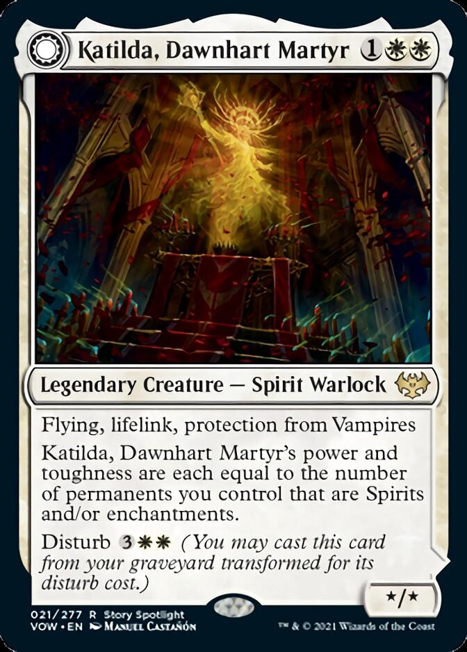 Katilda, Dawnhart Martyr // Katilda's Rising Dawn [Innistrad: Crimson Vow] | Good Games Morley