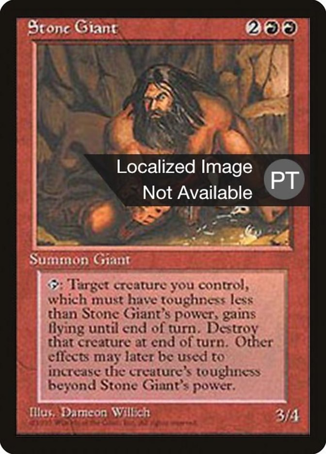 Stone Giant [Fourth Edition (Foreign Black Border)] | Good Games Morley