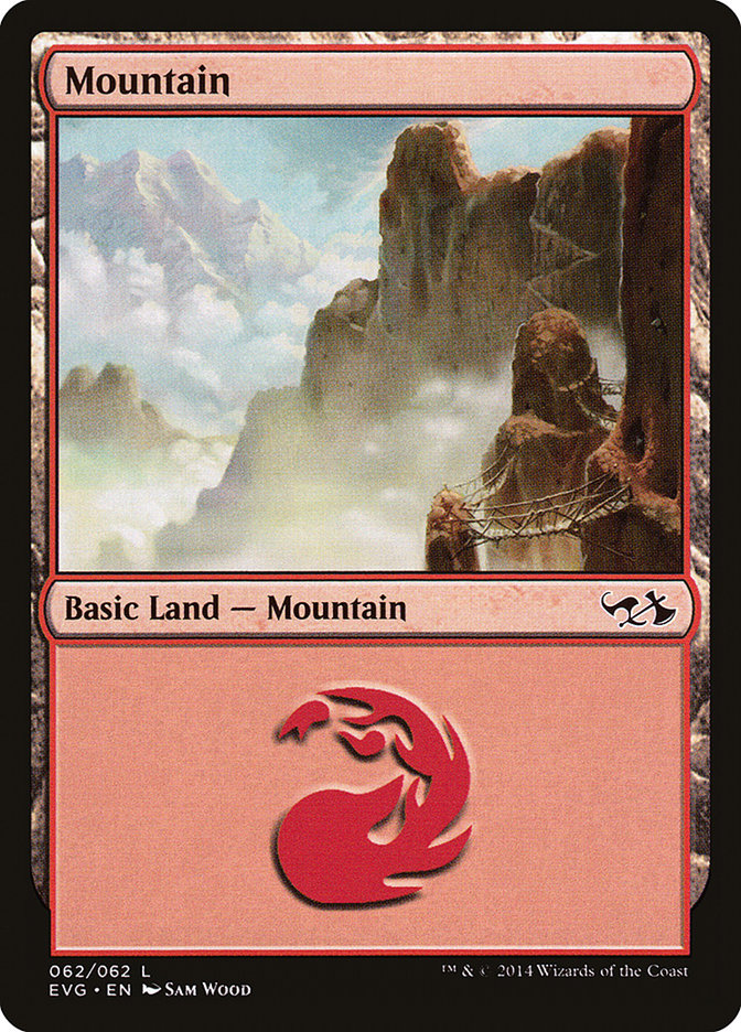 Mountain (62) (Elves vs. Goblins) [Duel Decks Anthology] | Good Games Morley