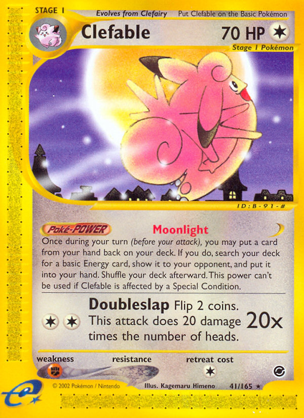 Clefable (41/165) [Expedition: Base Set] | Good Games Morley