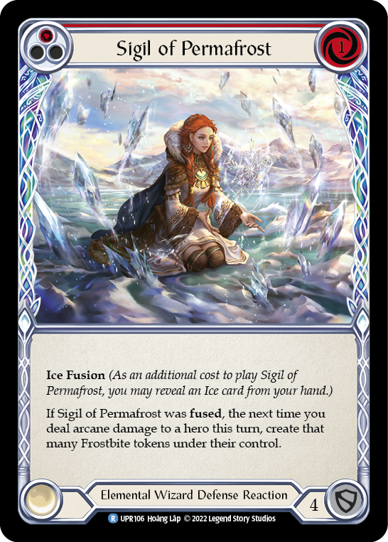 Sigil of Permafrost (Red) [UPR106] (Uprising)  Rainbow Foil | Good Games Morley