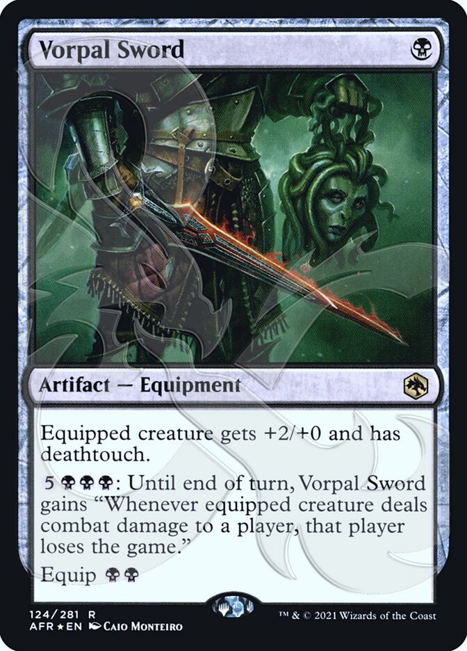 Vorpal Sword (Ampersand Promo) [Dungeons & Dragons: Adventures in the Forgotten Realms Promos] | Good Games Morley