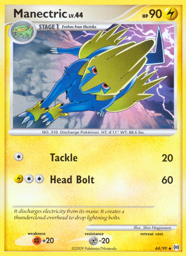 Manectric (44/99) [Platinum: Arceus] | Good Games Morley