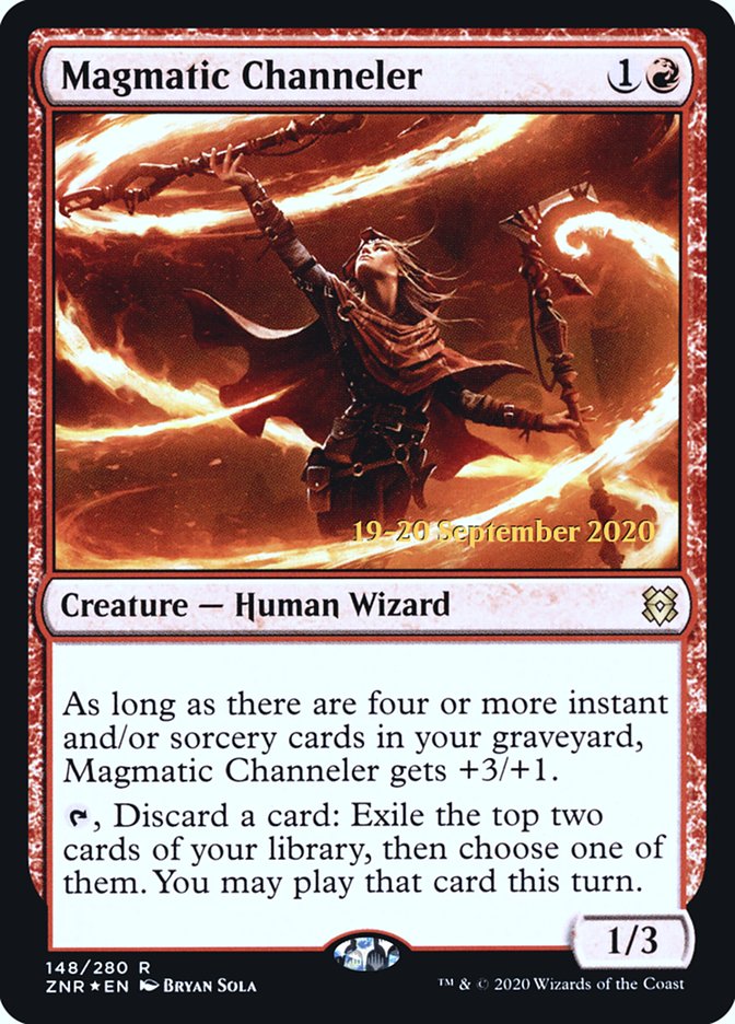 Magmatic Channeler [Zendikar Rising Prerelease Promos] | Good Games Morley