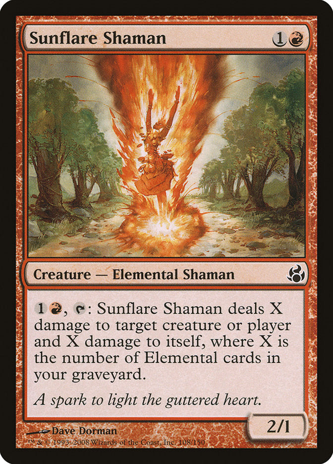 Sunflare Shaman [Morningtide] | Good Games Morley