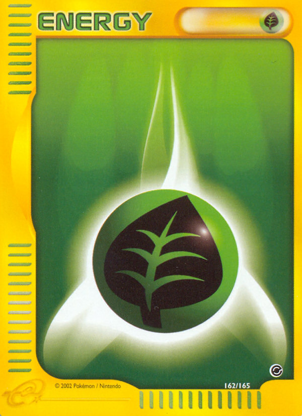 Grass Energy (162/165) [Expedition: Base Set] | Good Games Morley