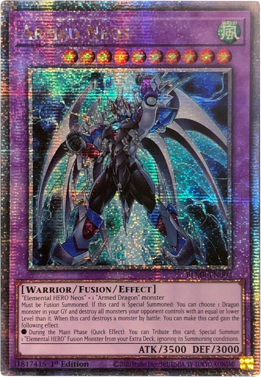Armed Neos [BLMR-EN002] Quarter Century Secret Rare | Good Games Morley