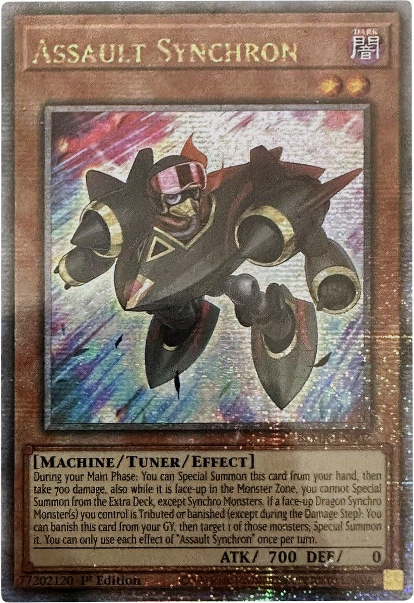 Assault Synchron [BLMR-EN003] Quarter Century Secret Rare | Good Games Morley