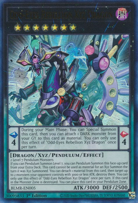 Odd-Eyes Rebellion Xyz Dragon [BLMR-EN005] Ultra Rare | Good Games Morley