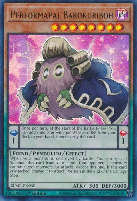 Performapal Barokuriboh [BLMR-EN030] Ultra Rare | Good Games Morley