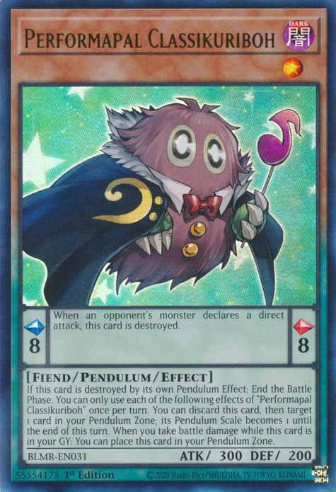 Performapal Classikuriboh [BLMR-EN031] Ultra Rare | Good Games Morley
