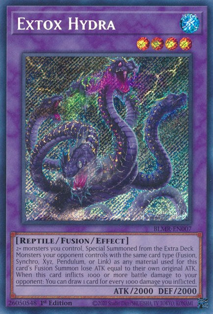 Extox Hydra [BLMR-EN007] Secret Rare | Good Games Morley