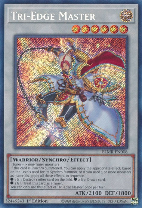 Tri-Edge Master [BLMR-EN008] Secret Rare | Good Games Morley