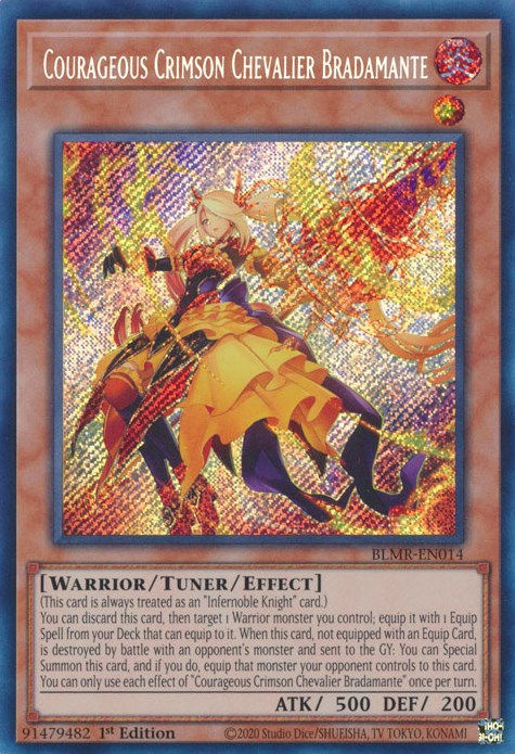 Courageous Crimson Chevalier Bradamante [BLMR-EN014] Secret Rare | Good Games Morley