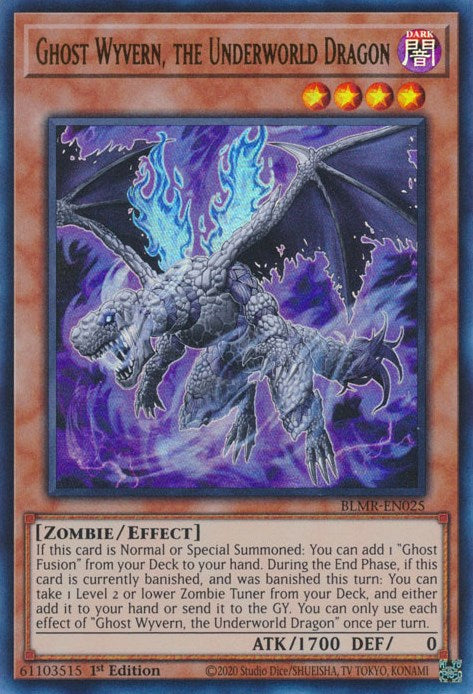 Ghost Wyvern, the Underworld Dragon [BLMR-EN025] Ultra Rare | Good Games Morley