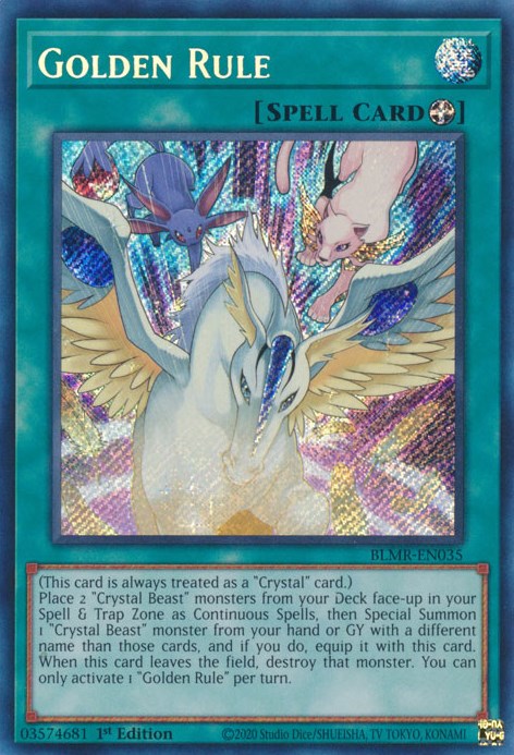 Golden Rule [BLMR-EN035] Secret Rare | Good Games Morley