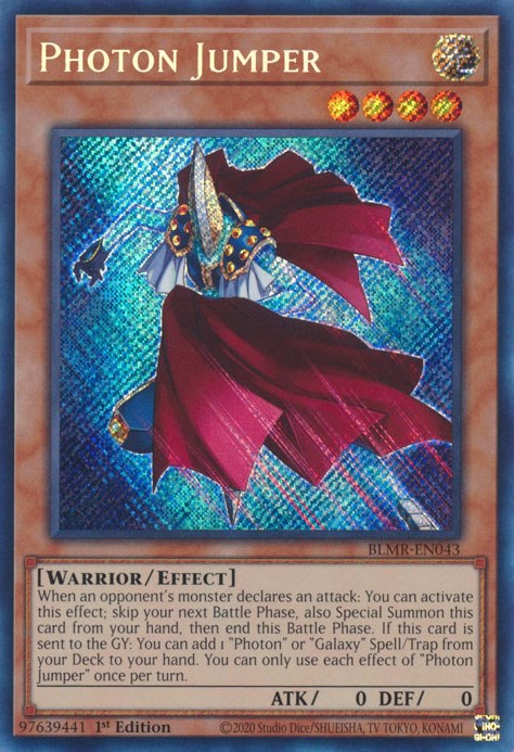 Photon Jumper [BLMR-EN043] Secret Rare | Good Games Morley