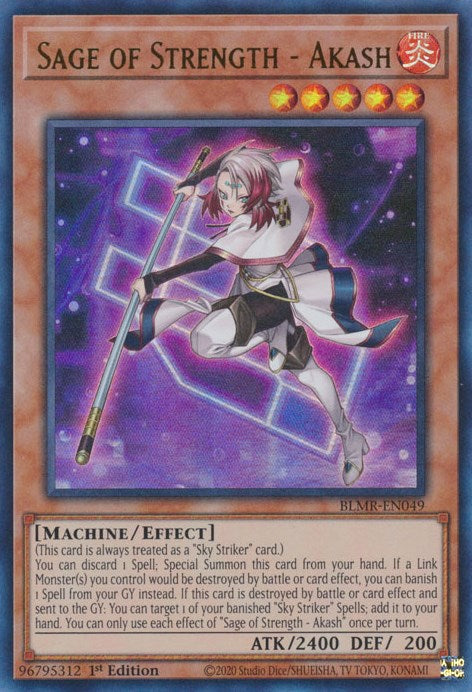 Sage of Strength - Akash [BLMR-EN049] Ultra Rare | Good Games Morley