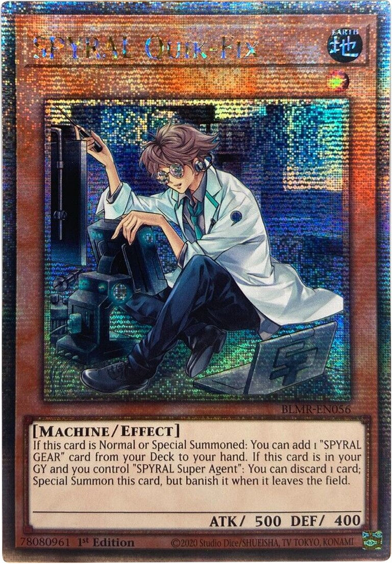 SPYRAL Quik-Fix [BLMR-EN056] Quarter Century Secret Rare | Good Games Morley