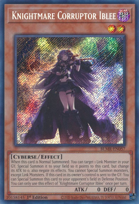 Knightmare Corruptor Iblee [BLMR-EN057] Secret Rare | Good Games Morley