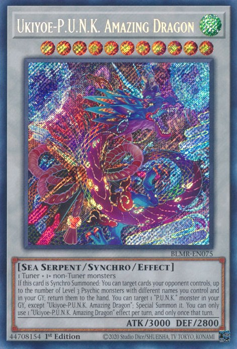 Ukiyoe-P.U.N.K. Amazing Dragon [BLMR-EN075] Secret Rare | Good Games Morley