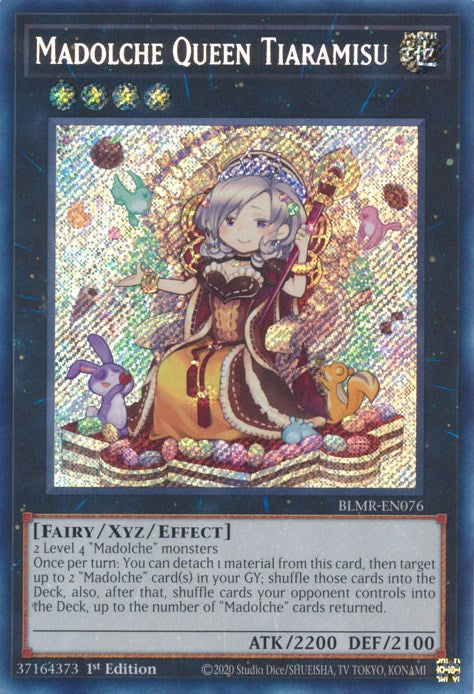 Madolche Queen Tiaramisu [BLMR-EN076] Secret Rare | Good Games Morley