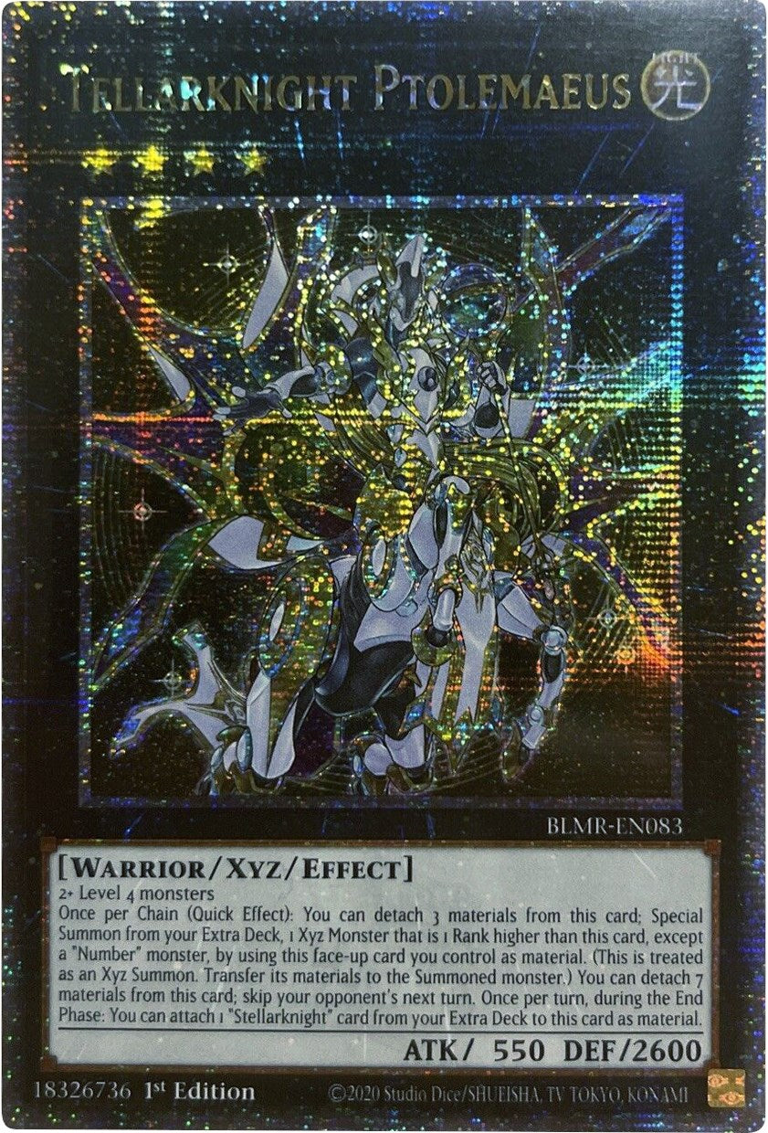 Tellarknight Ptolemaeus [BLMR-EN083] Quarter Century Secret Rare | Good Games Morley