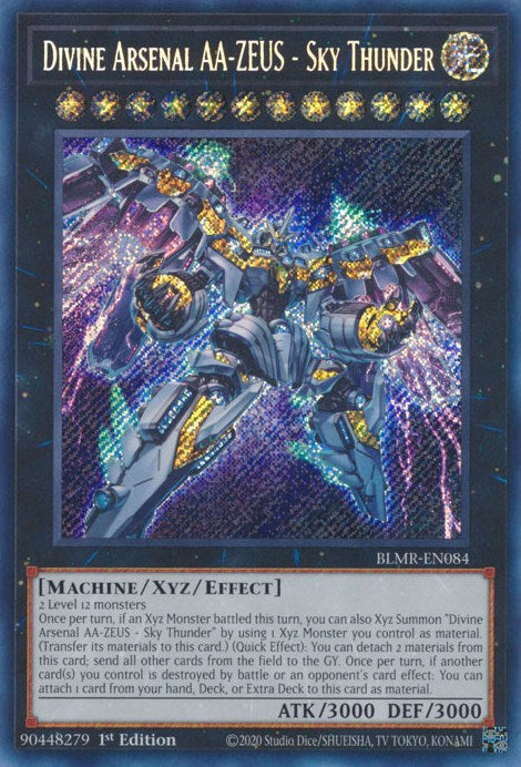 Divine Arsenal AA-ZEUS - Sky Thunder [BLMR-EN084] Secret Rare | Good Games Morley