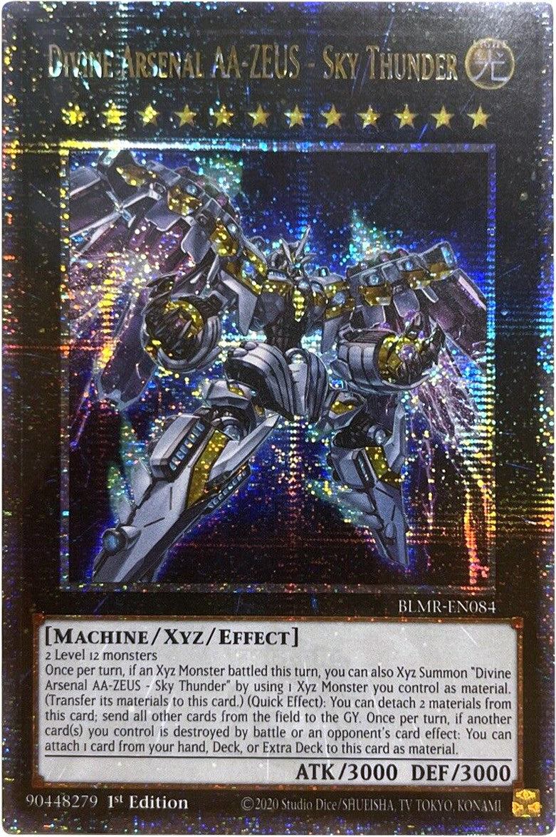 Divine Arsenal AA-ZEUS - Sky Thunder [BLMR-EN084] Quarter Century Secret Rare | Good Games Morley