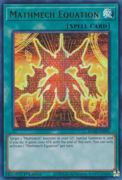 Mathmech Equation [BLMR-EN092] Ultra Rare | Good Games Morley