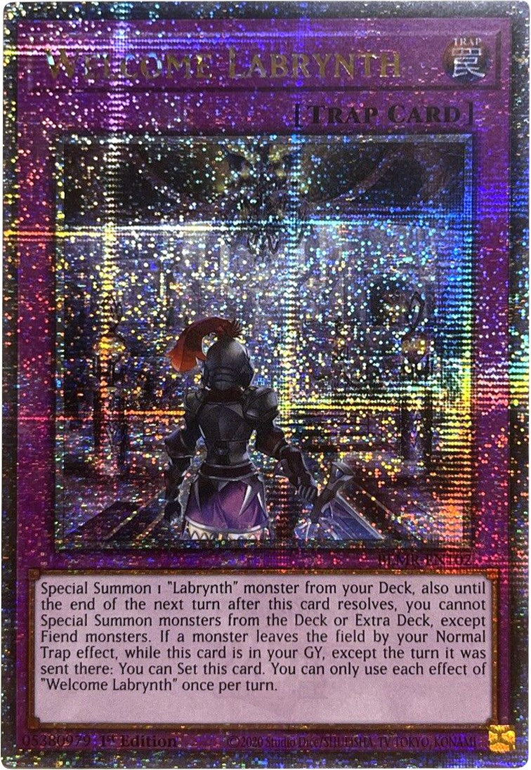 Welcome Labrynth [BLMR-EN102] Quarter Century Secret Rare | Good Games Morley