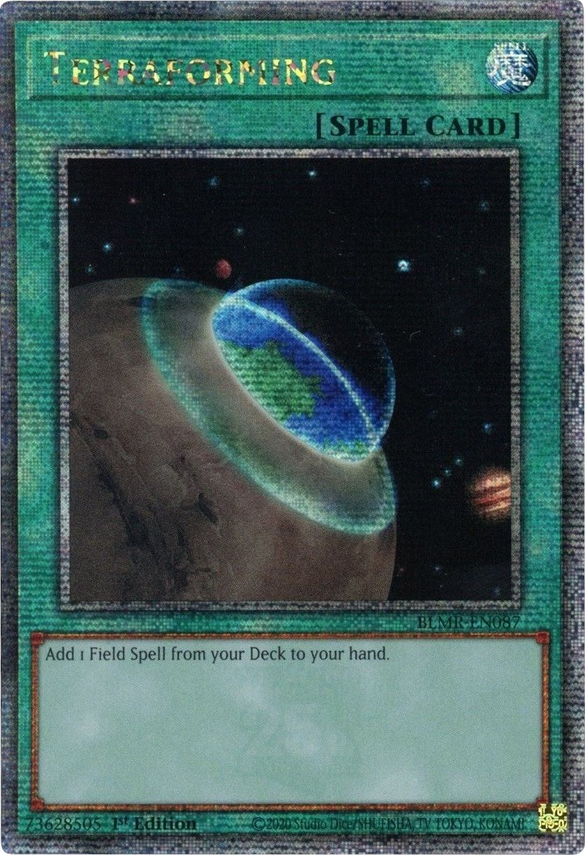 Terraforming [BLMR-EN087] Quarter Century Secret Rare | Good Games Morley