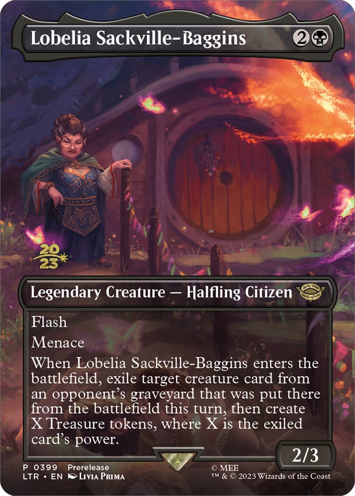 Lobelia Sackville-Baggins (399) [The Lord of the Rings: Tales of Middle-Earth Prerelease Promos] | Good Games Morley