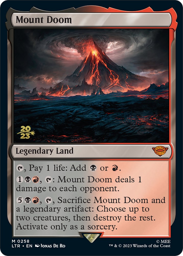 Mount Doom [The Lord of the Rings: Tales of Middle-Earth Prerelease Promos] | Good Games Morley