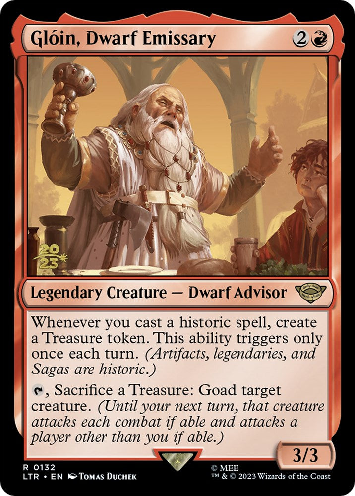 Gloin, Dwarf Emissary [The Lord of the Rings: Tales of Middle-Earth Prerelease Promos] | Good Games Morley
