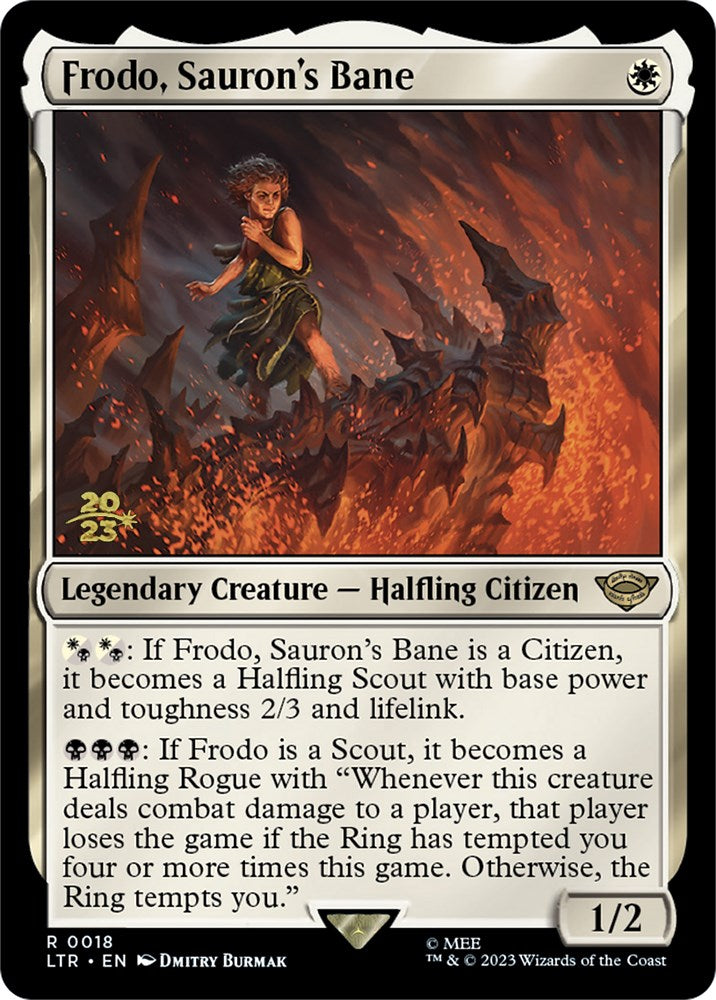 Frodo, Sauron's Bane [The Lord of the Rings: Tales of Middle-Earth Prerelease Promos] | Good Games Morley
